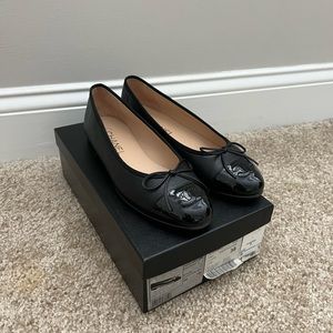 Chanel Black ballet flat
